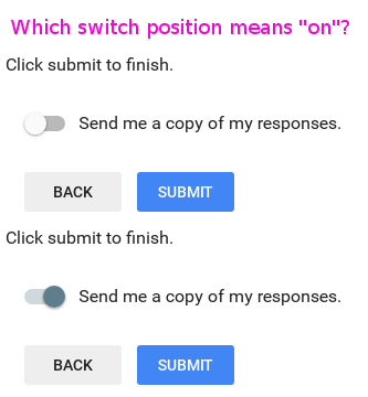 Which one is one?